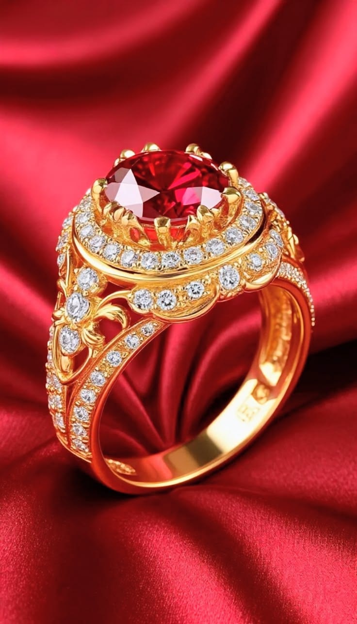 Ruby Cocktail Ring